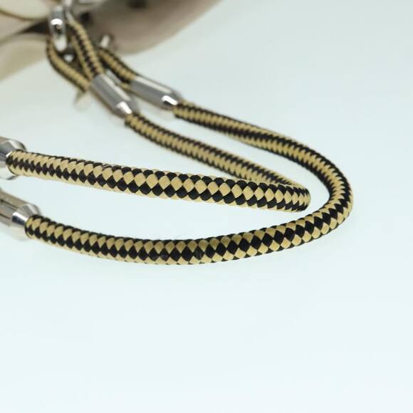 CHANEL Coco Mark Tote Bag Canvas Beige Silver CC - Picture 7 of 16